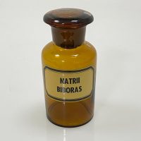 Bruine stopfles Natrii Biboras